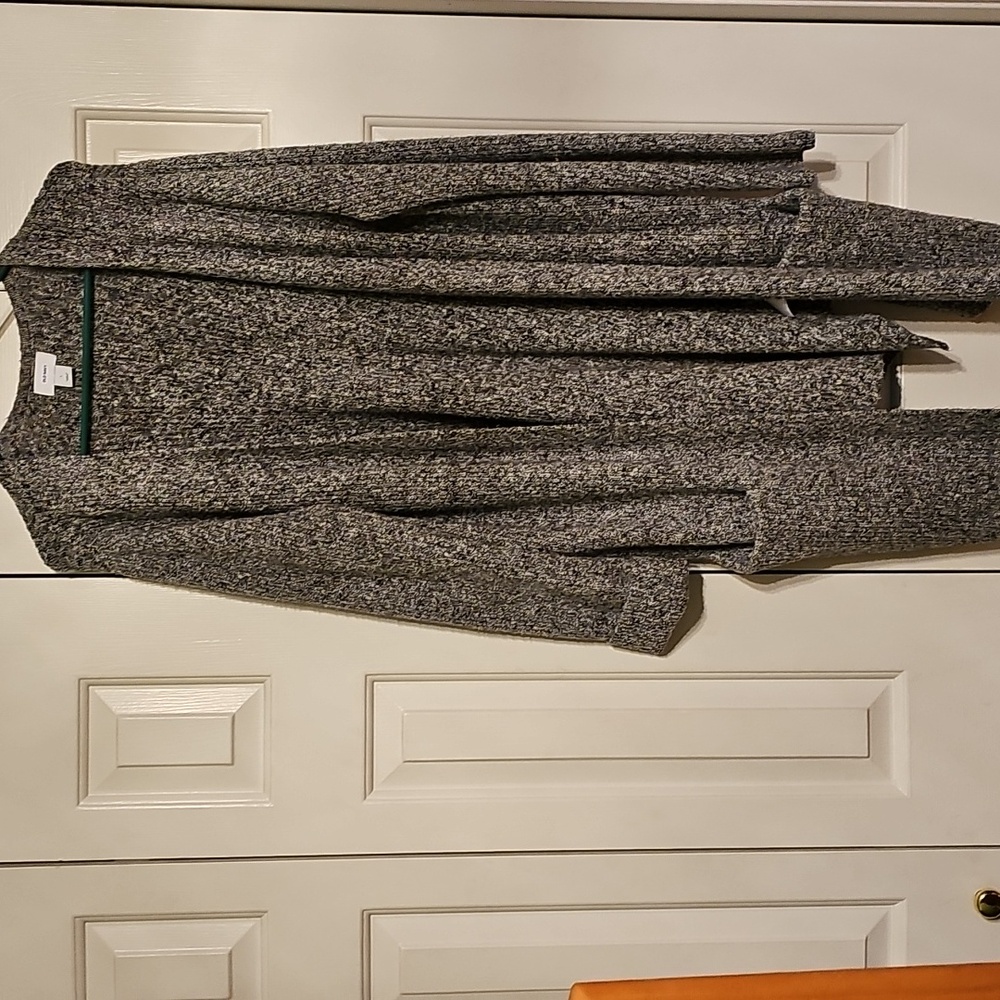 Old Navy Charcoal Open Front Cardigan